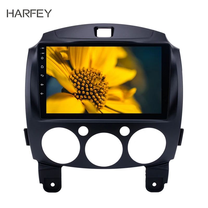 

Harfey Touch Screen Radio GPS Navigation for 2007-2014 MAZDA 2/Jinxiang/DE/Third generation with Bluetooth USB Music OBD2 DVR
