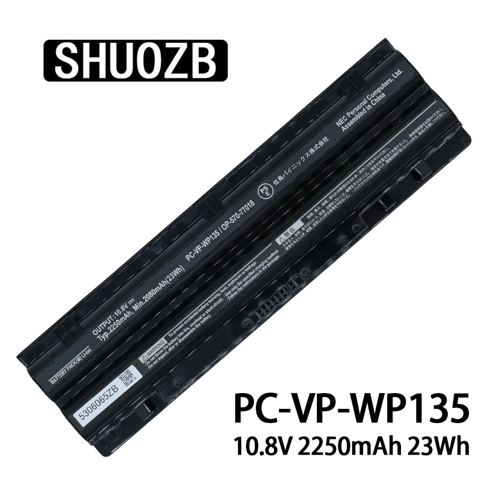 Shuozb Pc Vp Wp135 Op 570 Laptop Battery For Nec Pc Vp Wp134 Op 570 2zza 10 8v 23wh 2250mah New Laptop Batteries Aliexpress