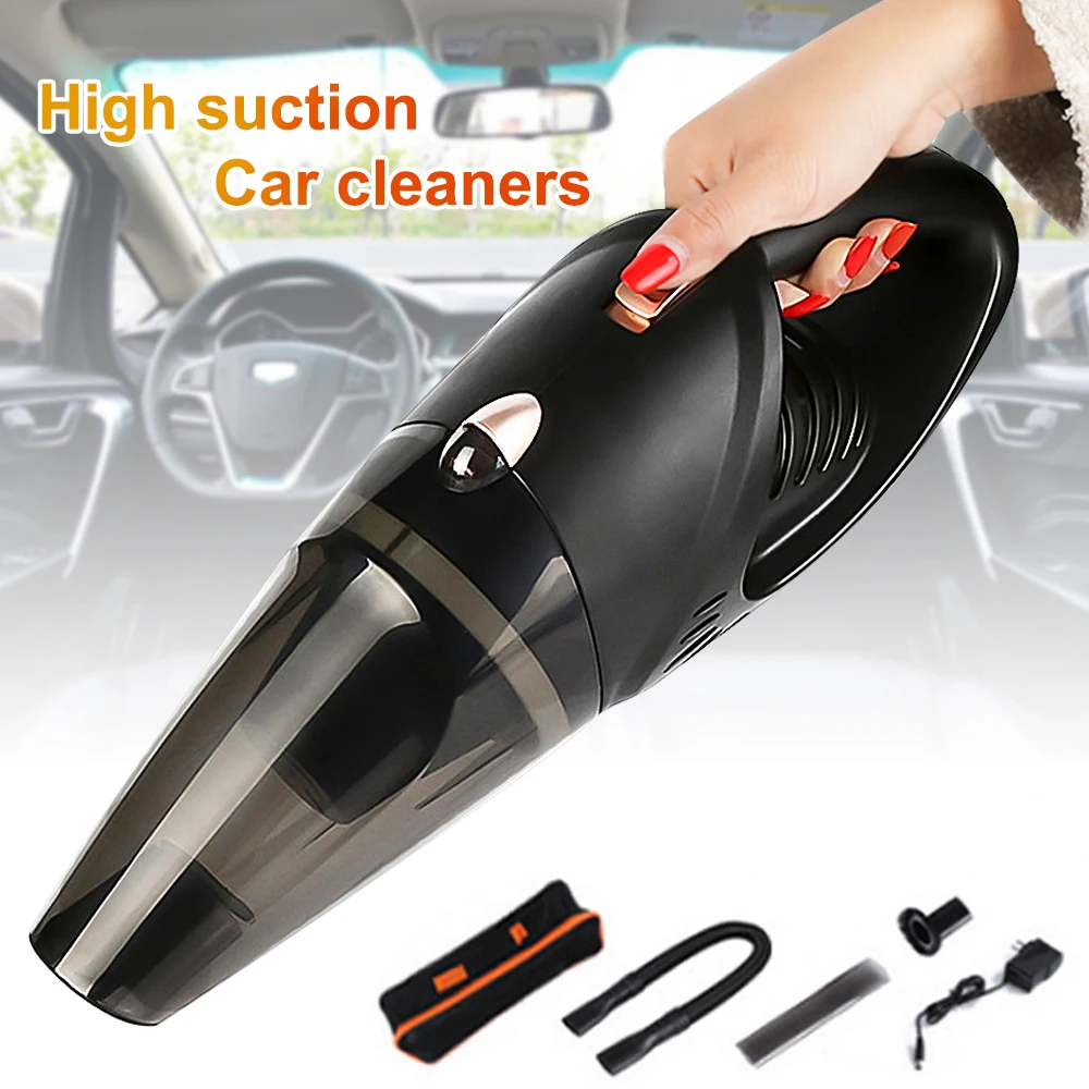 

New 5000pa High Powered 12v Handheld Wet and Dry Car Vacuum Cleaner Kit Portable Strong Suction 120w Automotive Carpet