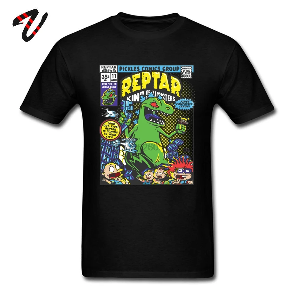 Reptar соленья комикс динозавр Монстр новая футболка 100% хлопок нормальные топы