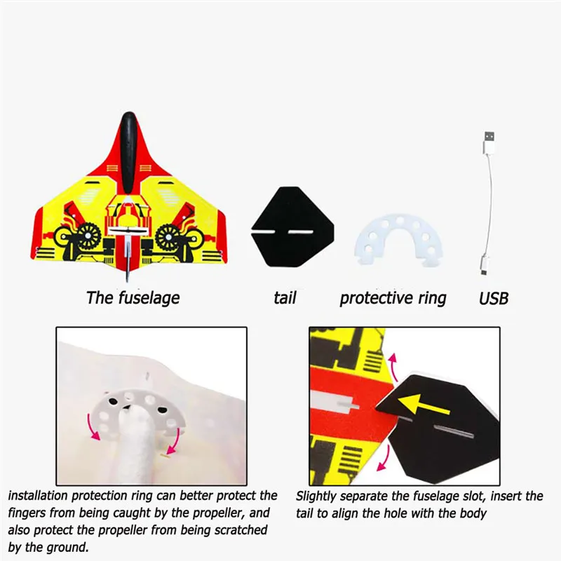 Пена ручной бросок самолет Открытый Запуск планер самолет электрический ручной бросок планер RC самолет Наружная игрушка интересные игрушки