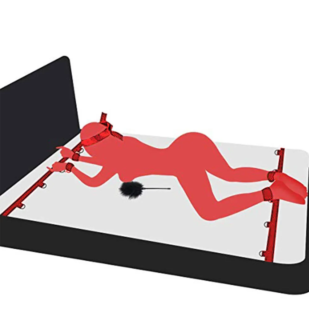 Handcuffs Erotic Under Bed BDSM Bondage Restraint Set System Games No Vibrator Sex Toys For Woman Couples Masturbator | Красота и