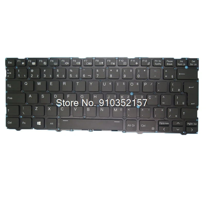 Teclado retroiluminado para laptop BR para CLEVO,