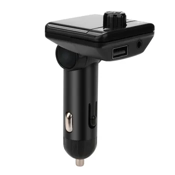 

Car Bluetooth Fm From 87.5-108.0mhz Transmitter Wireless Handsfree Audio Receiver Mp3 Player Fast Charger Car Accessories #BL5