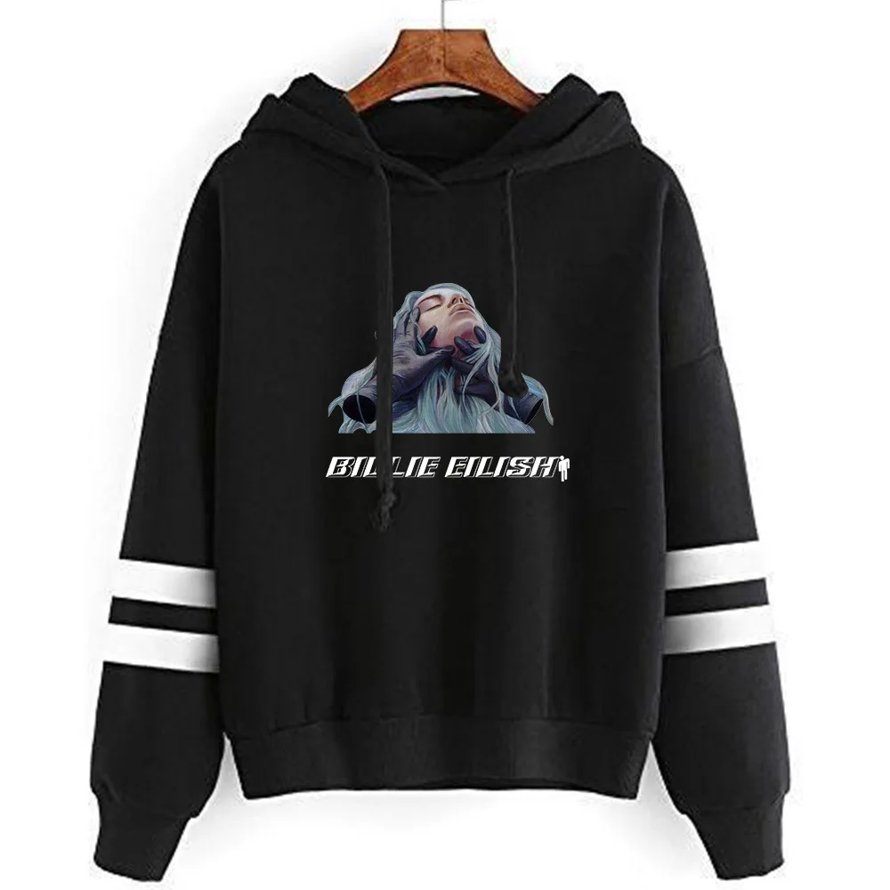 Забавный зеленый свитер с капюшоном Billie Eilish Dont Smile At Me, Повседневный пуловер с капюшоном для мужчин и женщин, Спортивная толстовка с длинным рукавом в стиле хип-хоп - Цвет: 017