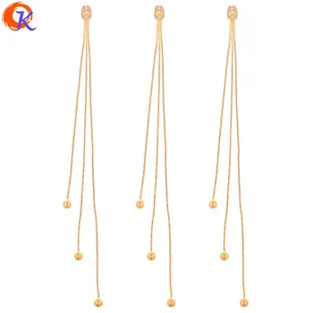 

Cordial Design 20Pcs 4*121MM Jewelry Accessories/DIY Making/Tassel Chain Shape/Genuine Gold Plating/Hand Made/Earring Findings
