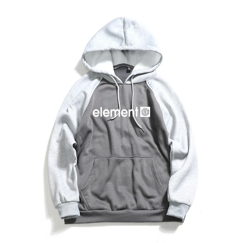 Autumn Winter Men Sweatshirts Raglan Hoodies Streetwear Element Fashion Letter Printed Hoody Long Sleeve Hoodies Brand Hoodie