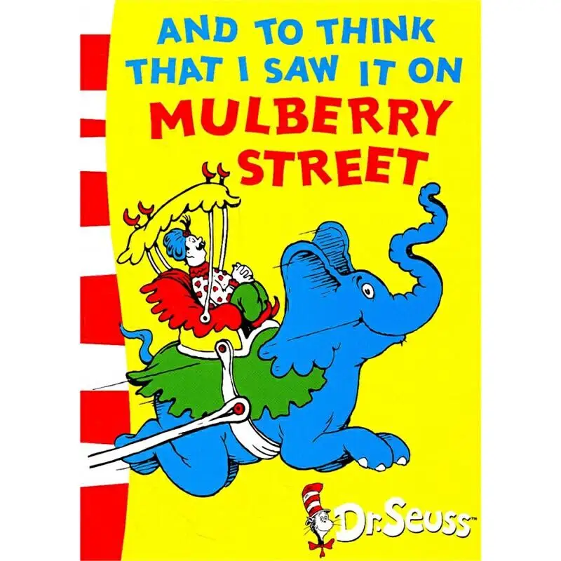 2 Books SCRAMBLED EGGS SUPER / AND TO THINK THAT I SAW IT ON MULBERRY STREET Dr.Seuss Series Child Picture Story English Books 7