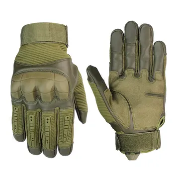 

Hot Selling Combat Gloves Men Touching Screen Full Finger Gloves Rubber Hard for Motorbike Climbing Hiking -B5