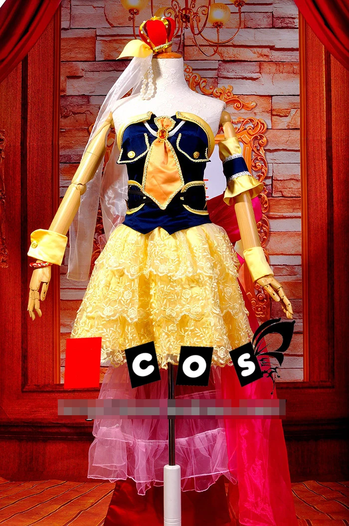 

Anime! Macross F-Sayonara no Tsubasa Ranka Lee The Final Uniform Gorgeous Dress Cosplay Costume Custom Any Size Free Shipping