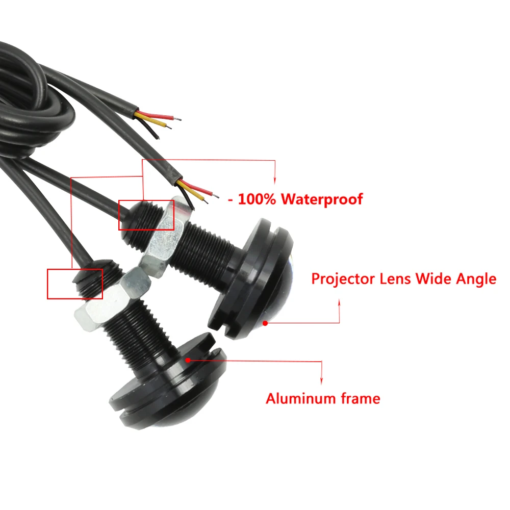 LED DRL ְ ,    õ, 4014 SMD , 12V     2019, 23mm, 4 
