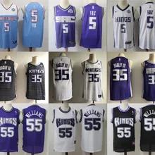 Мужской бейсбольный мяч Сакраменто Джейсон Вильямс Марвин Бэгли III De'Aaron Fox женский Молодежный детский трикотаж