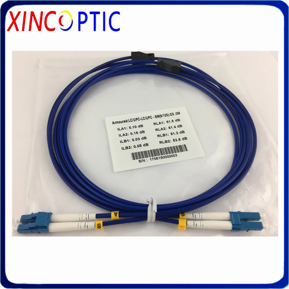 2core 30m Singlemode Armored Patch Cord 2 Cores 30m Sm G652d/g657a Pvc