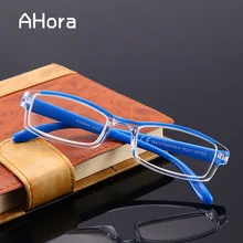 Ahora унисекс смолы очки для чтения Для мужчин Для женщин модное сверхлегкое квадратной оправе очки при дальнозоркости диоптрий+ 1,0 1,5 2,0 2,5 3,0