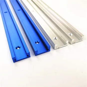 

Aluminium Alloy T-track Slot Miter Track Jig Fixture for Router Table Bandsaws Woodworking DIY Tool Length 300/400/500/600/800MM