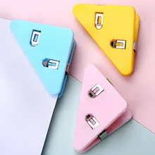 

5Pcs Color Corner Clips Set Triangle Transparent Page Holder Index Clamp Clip for About 40 Sheets Stationery Office School