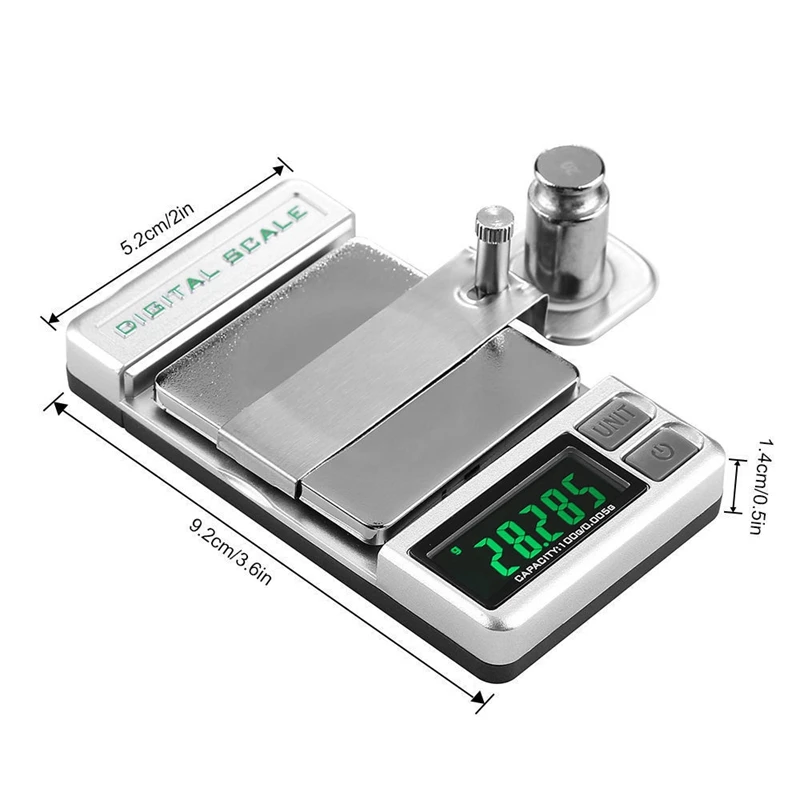 Online Professional Hoch Präzise Digitale Plattenspieler Kraft Skala Gauge Arm Last Meter LCD Hintergrundbeleuchtung 0,005 100G für LP Vinyl rekord Nadel