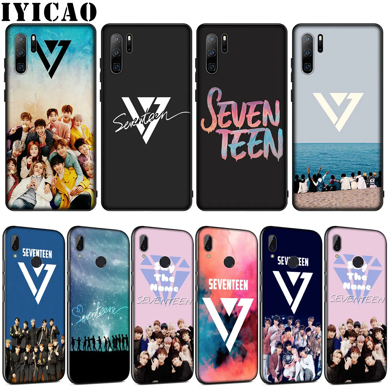 17 Kpop Band Мягкий силиконовый чехол для huawei P30 P20 Pro P10 P9 Lite Mini 2017 2016 P Smart Z Plus 2019 |