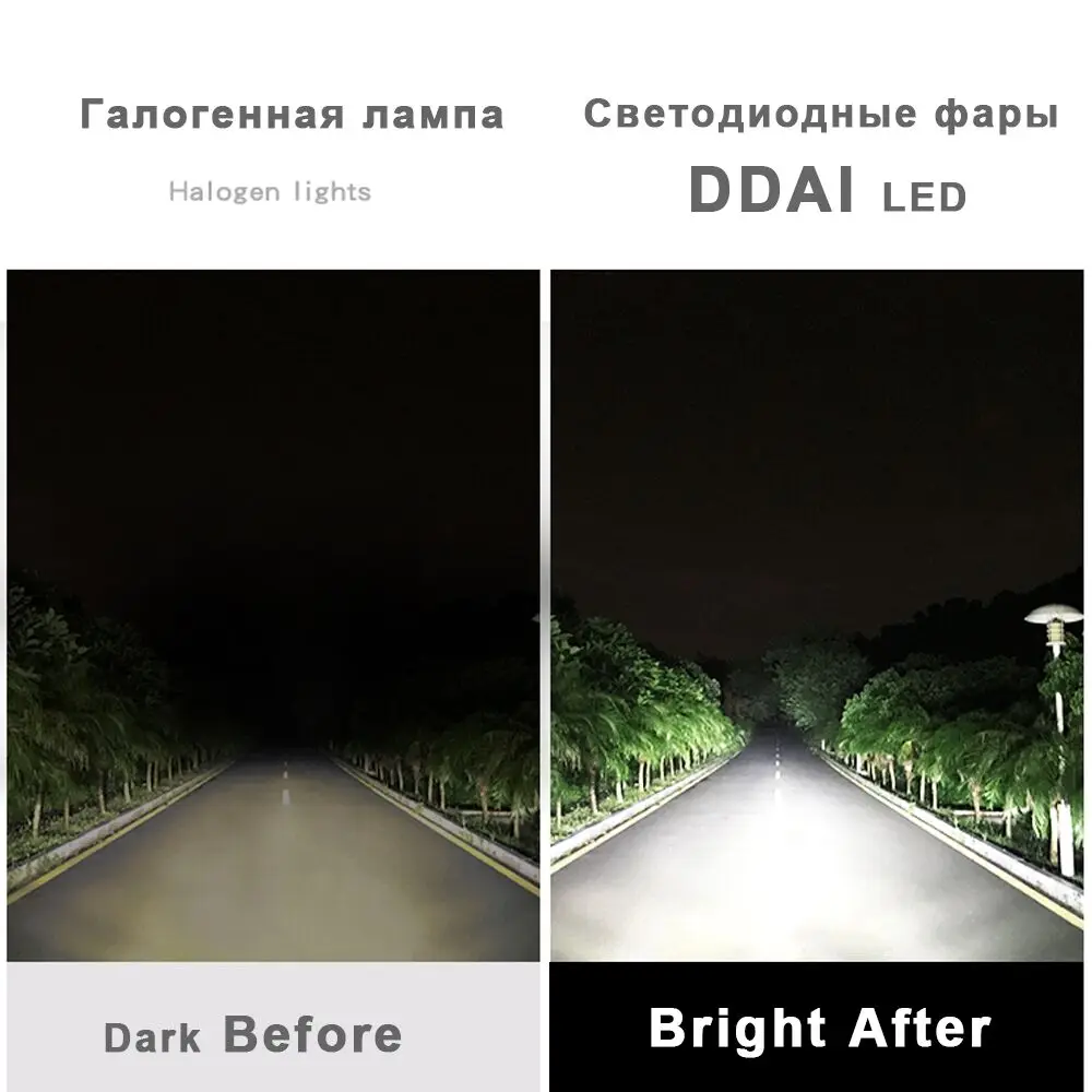 DDAI светодиодные фары для Encore Envision EXCELLE GL8 50 Вт 6000LM csp противотуманные лампочки