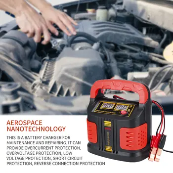 

TiOODRE 1pc 350W 14A AUTO Plus Adjust LCD Battery Charger 12V-24V Car Jump Starter Portable New Built-In Battery Car Accessories