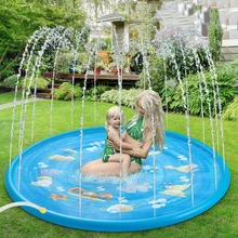 Sprinkler-Mat Pool-Playing Water-Spray-Pad Swimming-Pools Round Outdoor Kids Inflatable