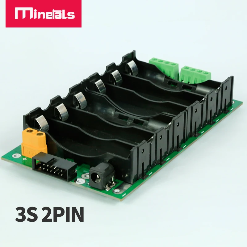 Custodia Batteria Al Litio 18650 3S 12,6V Con Supporto E BMS - Parete Alimentazione Fai-Da-Te