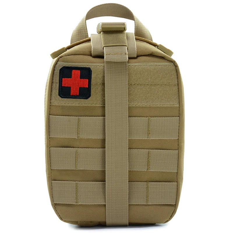 Открытый EDC Сумка тактический Molle медицинский мешок IFAK EMT аварийный Rip-off выживания Утилита автомобиля первой помощи сумка гаджет поясная сумка - Цвет: Tan