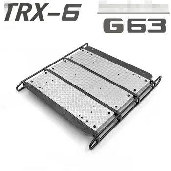 

Metal Roof Rack Luggage Frame with Non-slip Pattern for TRAXXAS TRX6 G63 with Square Searchlight RC Car Parts Accessories