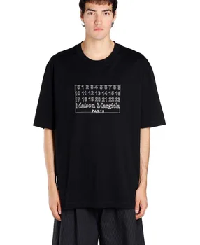 

Latest Maison Margiela Paris Oversize Men Women T-Shirt Hip Hop High Quality Summer Fashion Casual Maison Margiela Top Tee