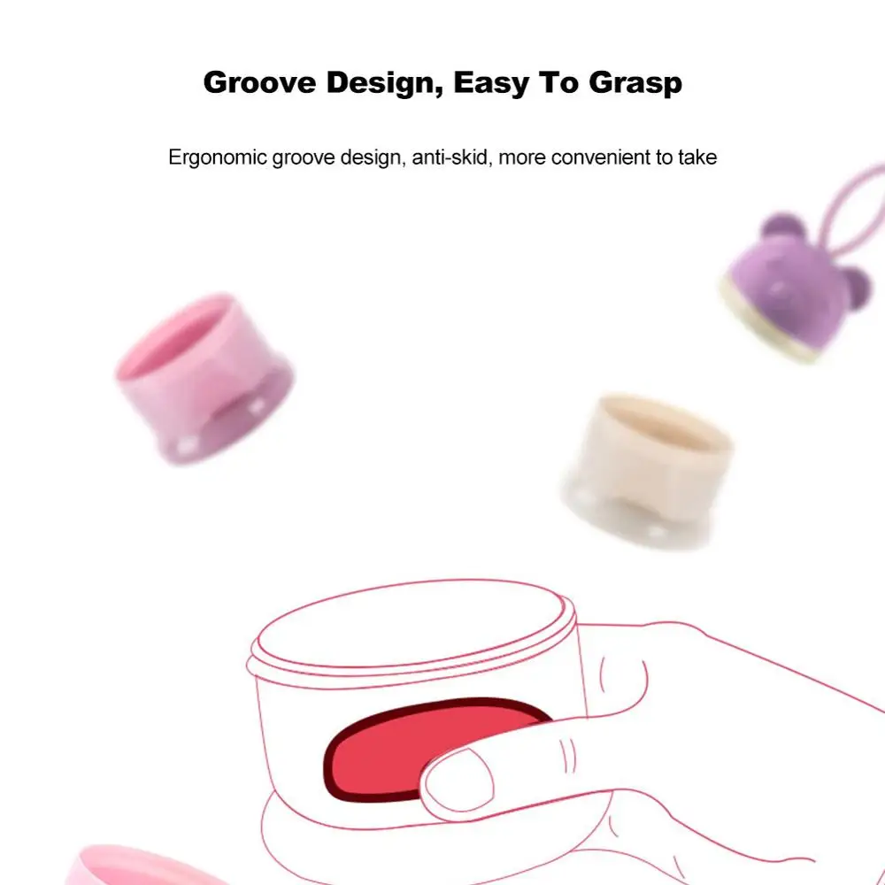 3 слойная переносная коробка для хранения детских продуктов в виде мишки