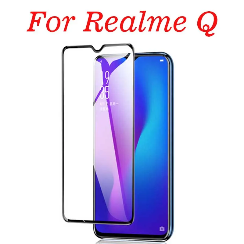 Защитное стекло закаленное 3D для OPPO Realme Q|Защитные стёкла и плёнки| |