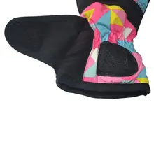 Водонепроницаемые зимние перчатки для катания на лыжах и сноуборде, теплые варежки для детей, перчатки на полный палец, ремешок для спорта, катания на лыжах, велоспорта 72XC