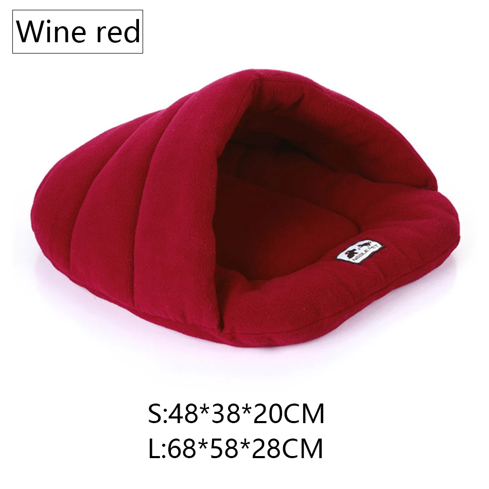 New Pet Cat Bed Dog Cave Pet Dog Cat House Cute Soft Winter Warm Puppies Kitten 3