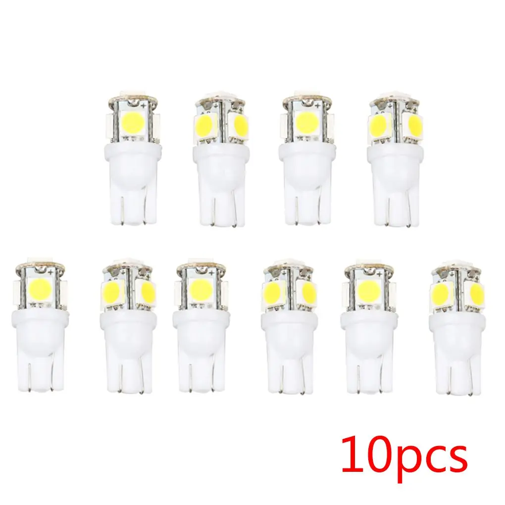 10 шт. автомобильные светодиодсветодиодный лампы T10 5050 5SMD|Сигнальная лампа| |
