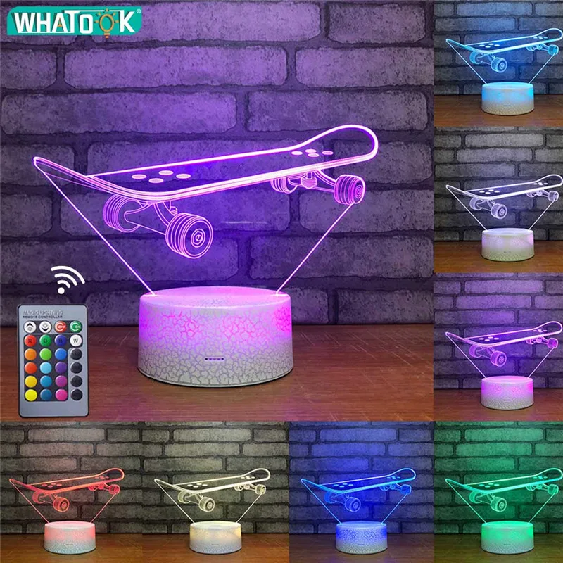 Светодиодная настосветильник лампа для кроссовок футбола 16 цветов|Ночники| |