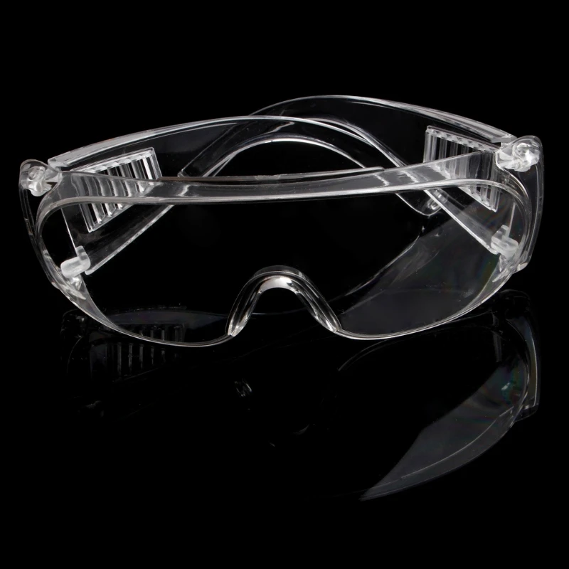 

Clear Vented Safety Goggles Eye Protection Protective Lab Anti Fog Glasses