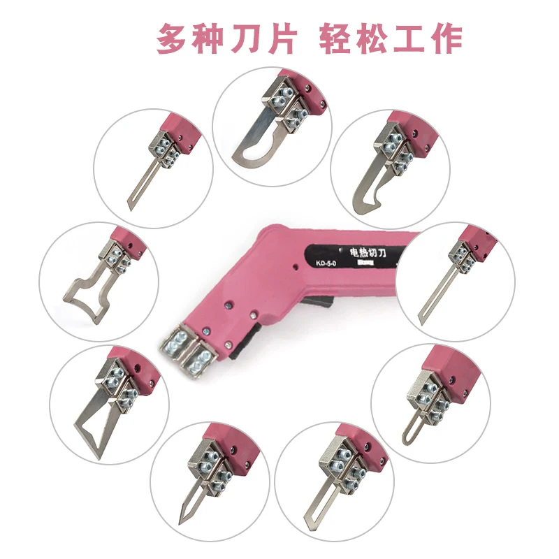 Hot Melt Cutting Electric Knife 100W Hand Hold Heating Knife Cutter Hot Cutter Fabric Rope Electric Cutting Tools Hot Cutter