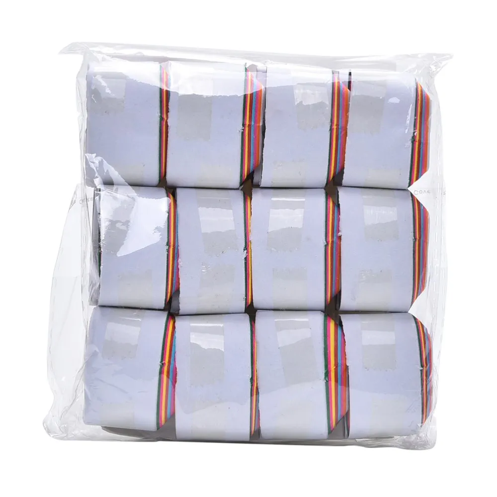 Горячая Распродажа, 12 катушек/Лот, Разноцветные бумажные фокусы, катушки для рта, цветные бумажные волшебные игрушки, 3,5 см* 2,2 см