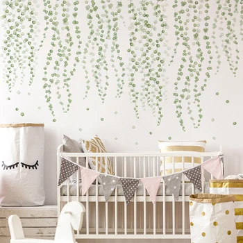 

Foliage Branch Leaves Wall Stickers Vinyl Decal Home Office Decor Art Mural DIY Wall Sticker For Kids Room