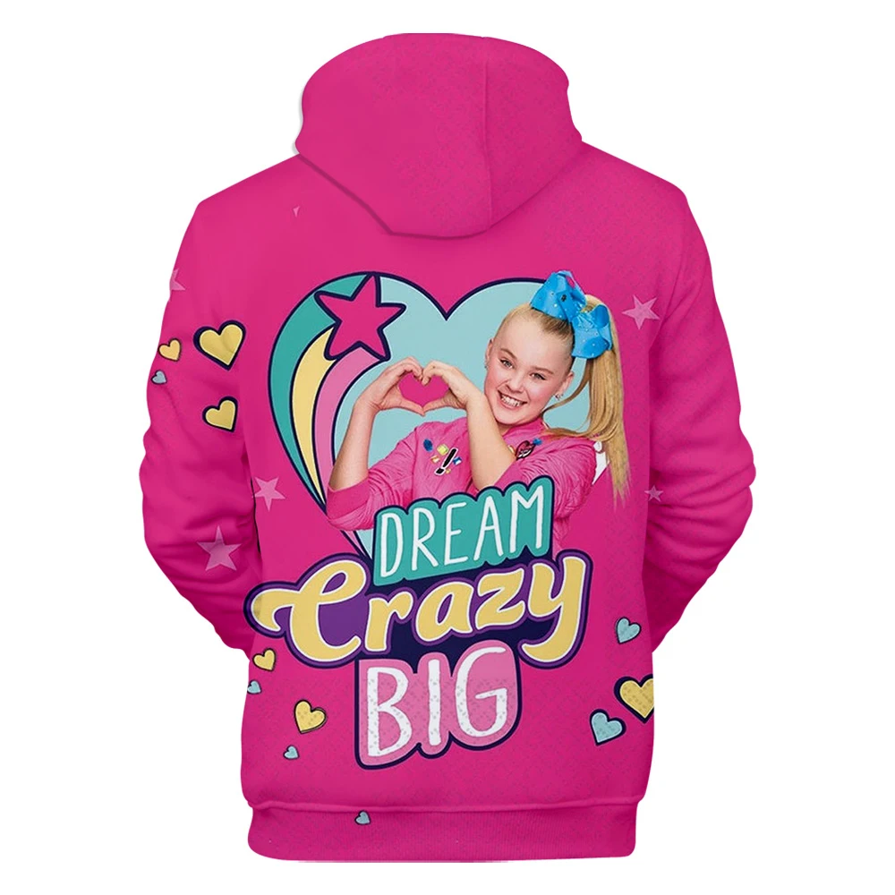 JOJO SIWA толстовки с 3D принтом для женщин/мужчин с длинным рукавом толстовки с капюшоном Лидер продаж Популярные уличные толстовки на заказ