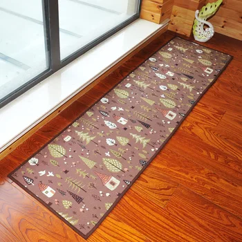 

Anti-Slip Bathroom Carpet Washable Long Kitchen Mat Bedroom Area Rug Tapete Home Decor 45*120cm