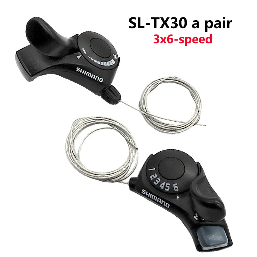 Shimano Tourney SL TX30 Bicycle Shift Lever 6s 7s 18s 21s Speed SL TX30  shifters Inner gear cable included|Bicycle Derailleur| - AliExpress