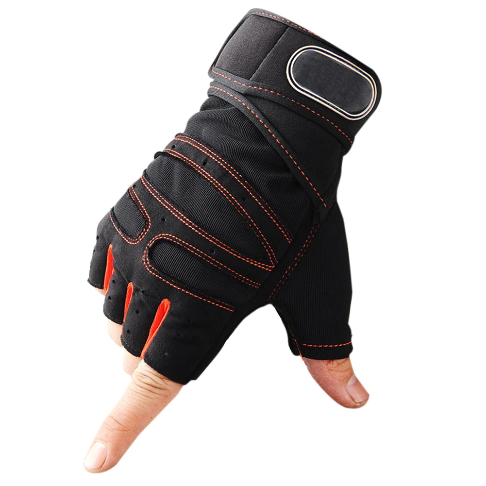 Newly Gym Grade Weight Lifting Gloves Training Bodybuilding Fitness Exercise Half-finger Gloves BFE88