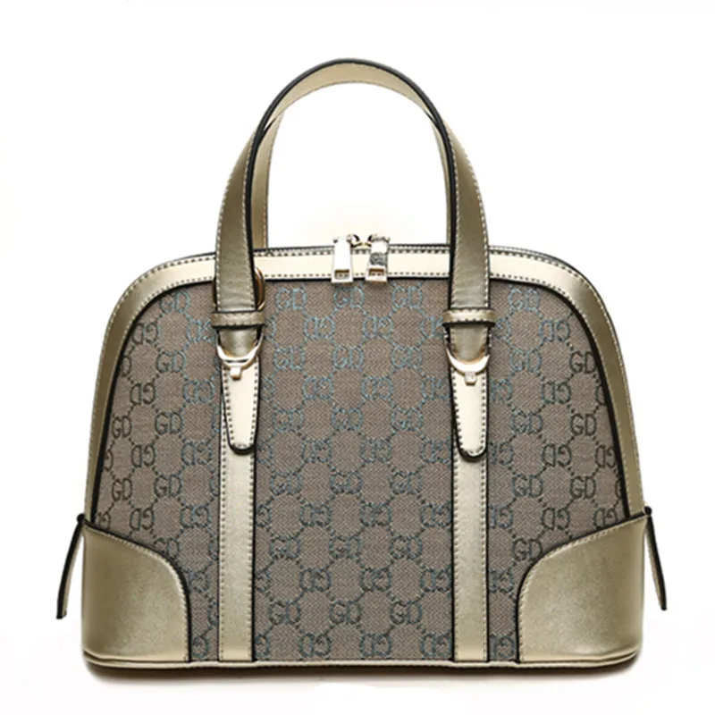 

Retro Stylish WOMEN'S bag large 2019 New style fashion shell bag shoulder bag panel canvas bag hand N066
