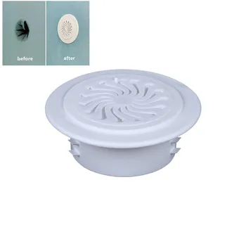 

New air conditioner pipe holes cover ABS round ducting exhaust ventilation grille wall wire Reserved hole plug Decorative cap