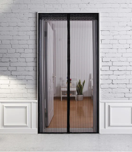 2021 Hot Magnetic Screen Door Curtain Anti-Mosquito Net Fly Screen Mosquito Protection Net Magnet Spring for Doors Windows 1