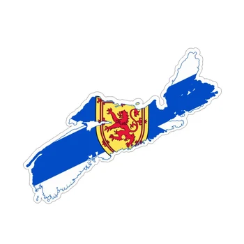 

Funny Motorcycle PVC 15cm X 5cm Car Styling Nova Scotia Canada Map Car Sticker Accessories Fashion Decals