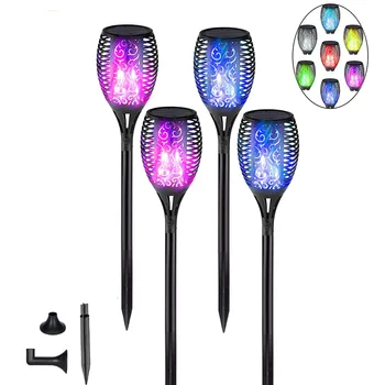 

Solar Flame Lights Lawn Lamp Waterproof Flickering Flames Torch Lights Outdoor Solar Torches Decoration Lighting for Garden LED