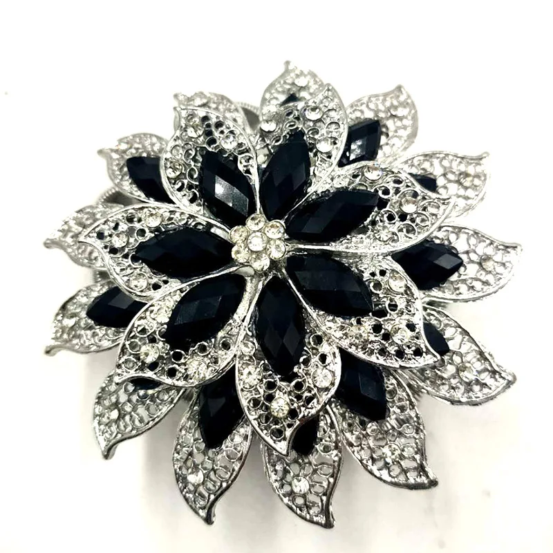 Spring Magnetic Buckle Curtain Tiebacks Rhinestone Curtain Accessories For Bedroom Living Room Decorative Holdback Clip