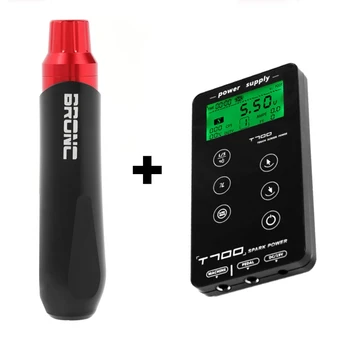 

Newest T-700 LCD Digtal Tattoo Power Supply With Bronc-V6 Rotary Tattoo Machine Pen Tattoo Kit For Tattoo Artist Free Shipping